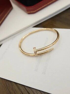 Cartier Nail Bracelet, Rose Gold